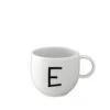 Becher E Letters In Weiß