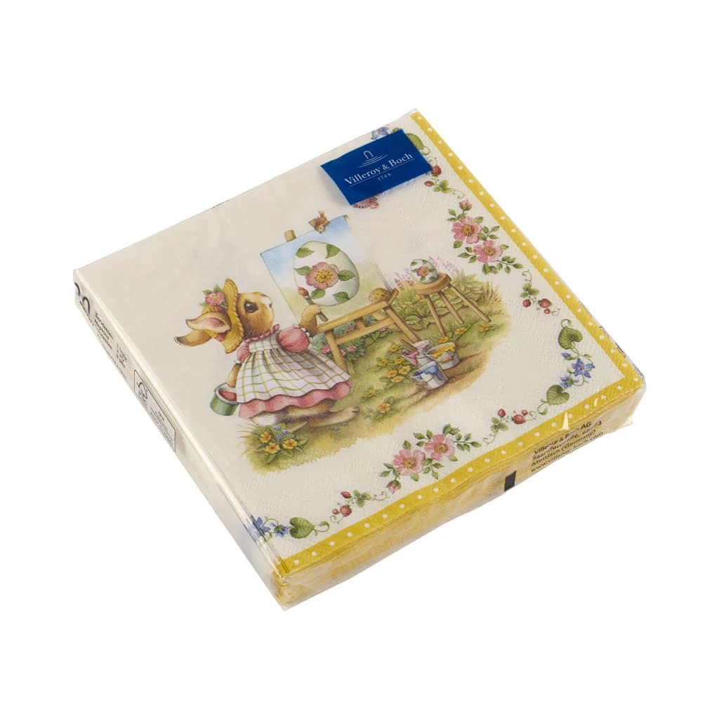 Villeroy & Boch Lunch Serviette Hasen Oster Accessoires In Bunt 3 Villeroy & Boch Lunch Serviette Hasen Oster Accessoires In Bunt
